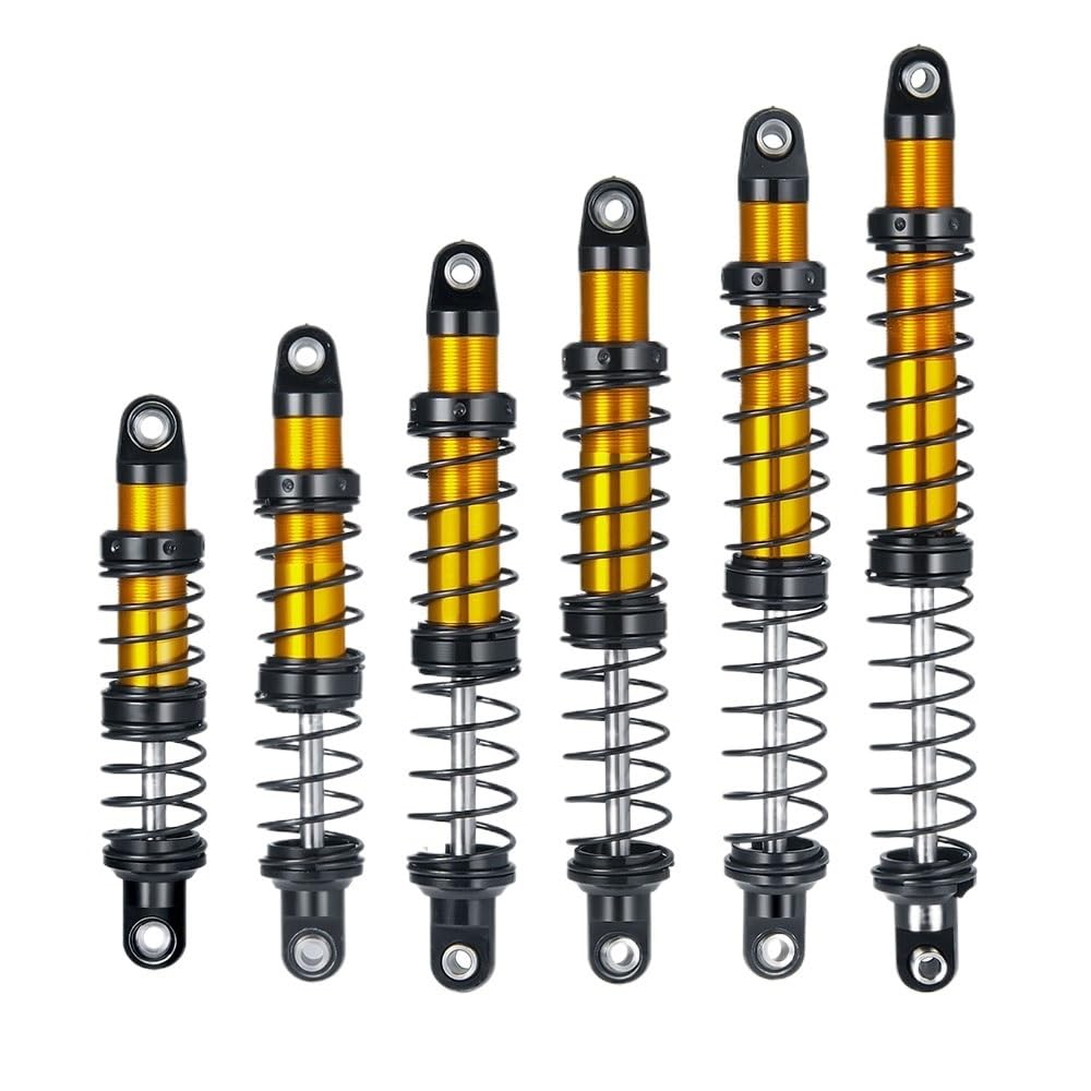 4 szt. metalowy amortyzator olejowy 70/80/90/100/110/120 mm do Axial SCX10 90046 TRX-4 TRX-6 1/10 RC Crawler Car Parts(90mm 4Pcs)