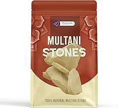 Multani Mitti For Face | Exfoliating, Soothing, Nourishing, Smoothening Face, Hair and Whole body | Soft & Glowing Skin | Fuller's Earth, Bentonite Clay (250g)