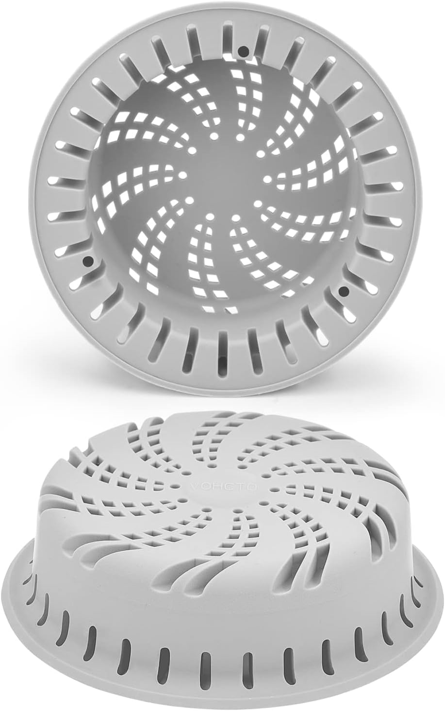 VOHCTO Silicone Drain Hair Catcher Bathroom Sink Bathtub Drain