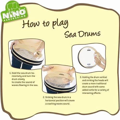 Miniatura 6 de NINO Sea Drum - Cabeza sintética de 14 pulgadas natural