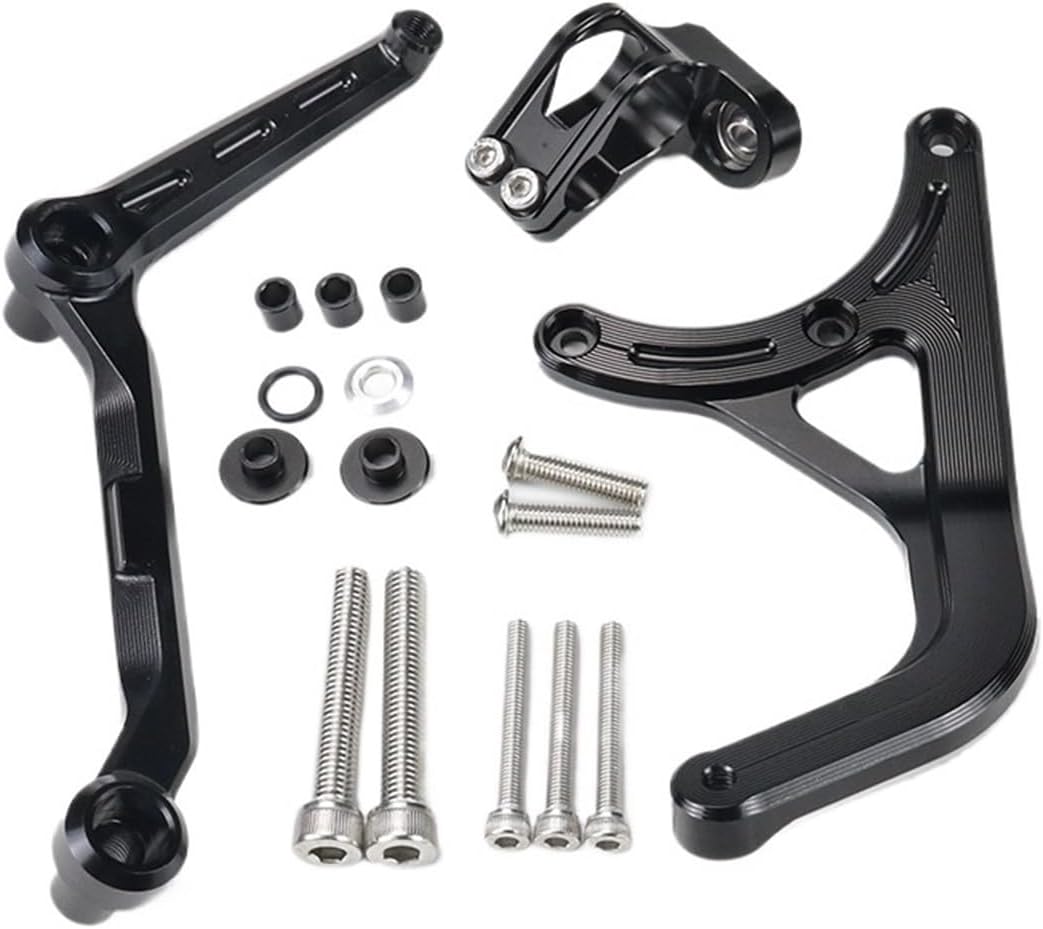 Motorcycle Steering absorber Compatible With Ducati For Multistrada V4 For Rally 2023 Motorcycle Steering Shock Motorcycle Steering Absorber Moto Steering Damper Shock(Black)
