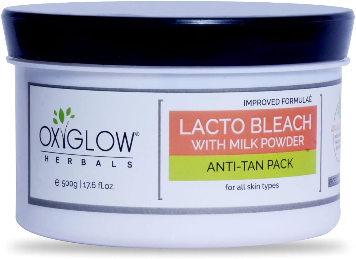 Oxyglow Lacto Bleach With Milk Anti Tan Pack (500 g)