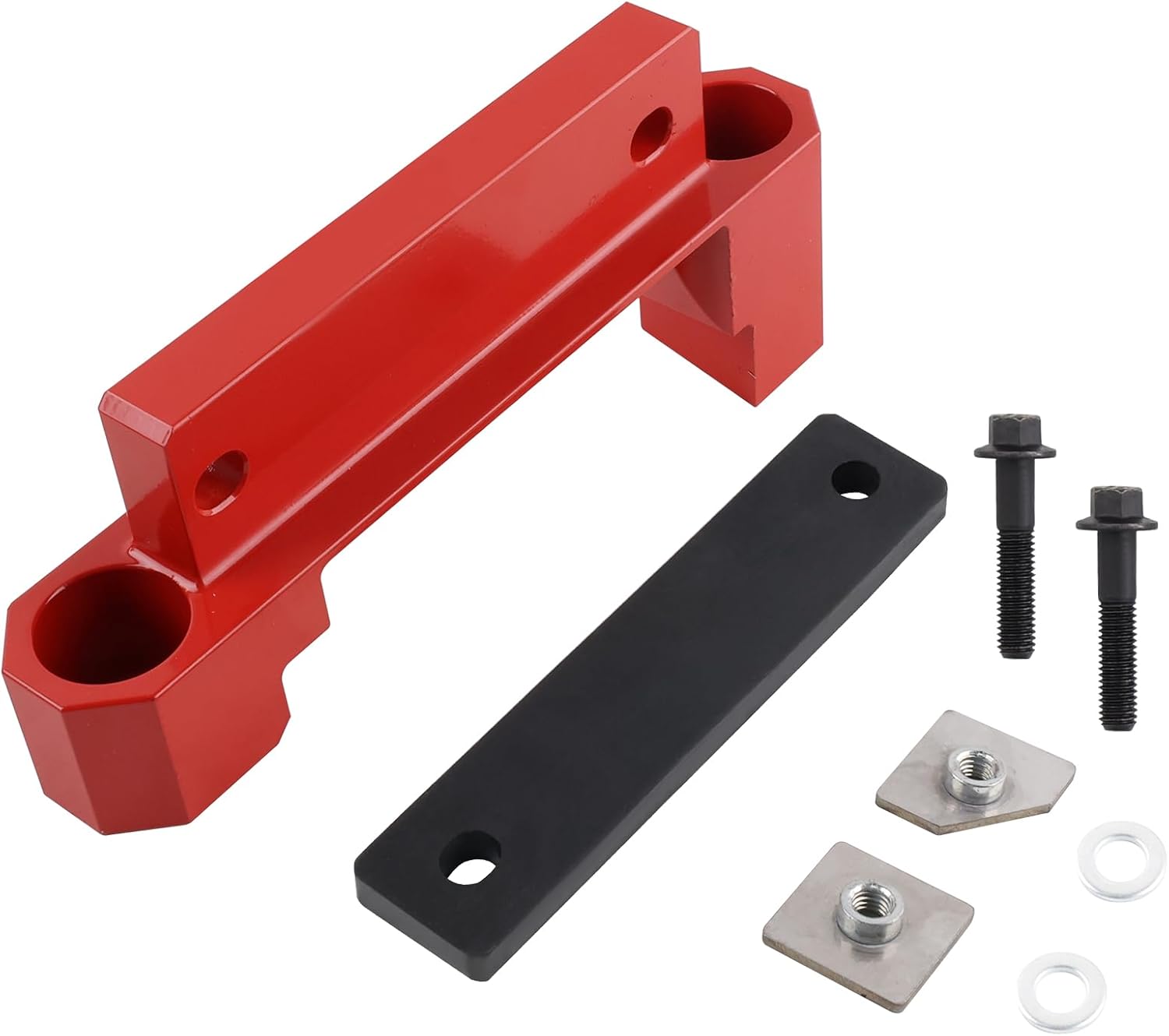 Billet Rear Differential Brace Compatible With Charger/Challenger/Scat Pack Redeye 2015-2023 (Red Finish)