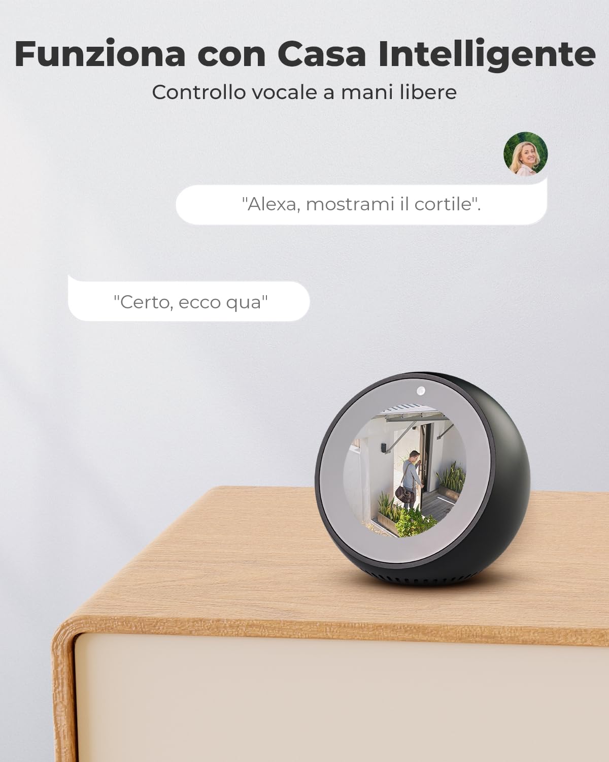 Reolink 2K Telecamera WiFi Esterno Senza Fili con Pannello Solare, Rilevamento Persone/Veicoli, Visione Notturna, Audio a 2 Vie, Notifiche Instant, Impermeabile, Compatibile Alexa/Google, Argus Eco