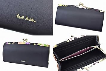 Amazon | [ポールスミス] 長財布 財布 がま口 レディース ブランド 本