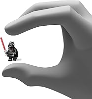Vista 3 de LEGO Star Wars: Minifigura de Darth Vader con sable de luz y capa negra extra