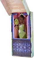 Vista 2 de Disney Store Muñeca Clásica Oficial de Princesa Disney (Tiana de La Princesa y el Sapo), 11 Pulgadas, incluye Cepillo con Detalles Moldeados