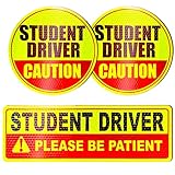 ZzuSoo Student Driver Magnet for Car,be Patient Student Driver Magnet Boys and Girls New Student Dri