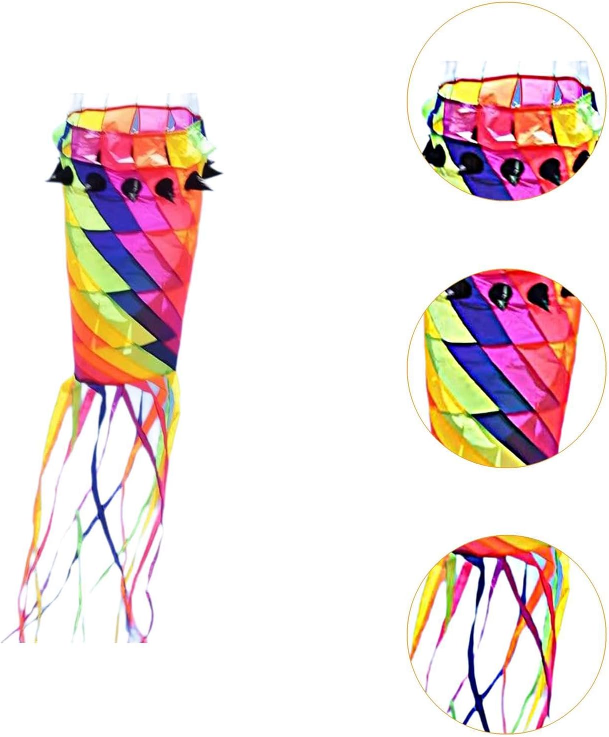 Spinner Kite Rotable Tail Kite Practical Sturdy Easy to Use Versatile Foldable