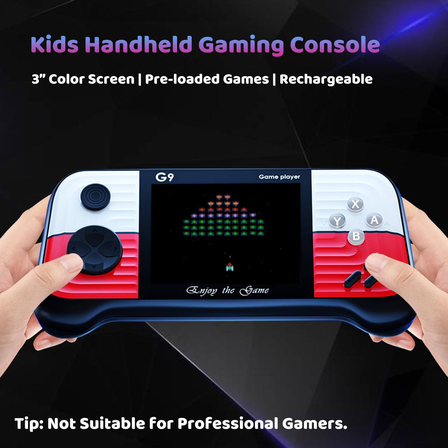 Handheld Game Console Built-in 400 Retro Games, Travel-Friendly Gaming Console with Long Battery Life, Plug and Play Video Game Console for Kid Adult (Red) 3 61FE49fDzLL. AC SL1500