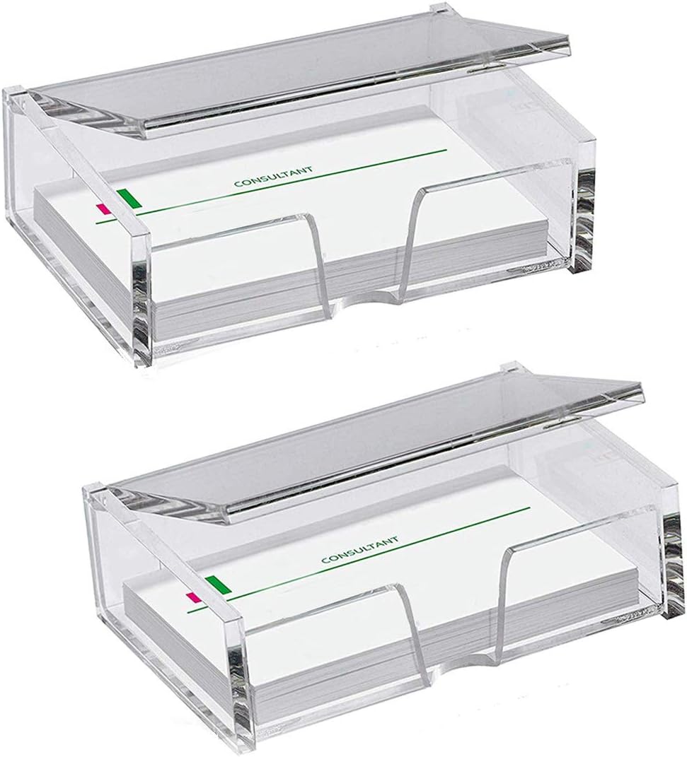 panku Card Holder Display Stand For Office Desk (Pack of 2)