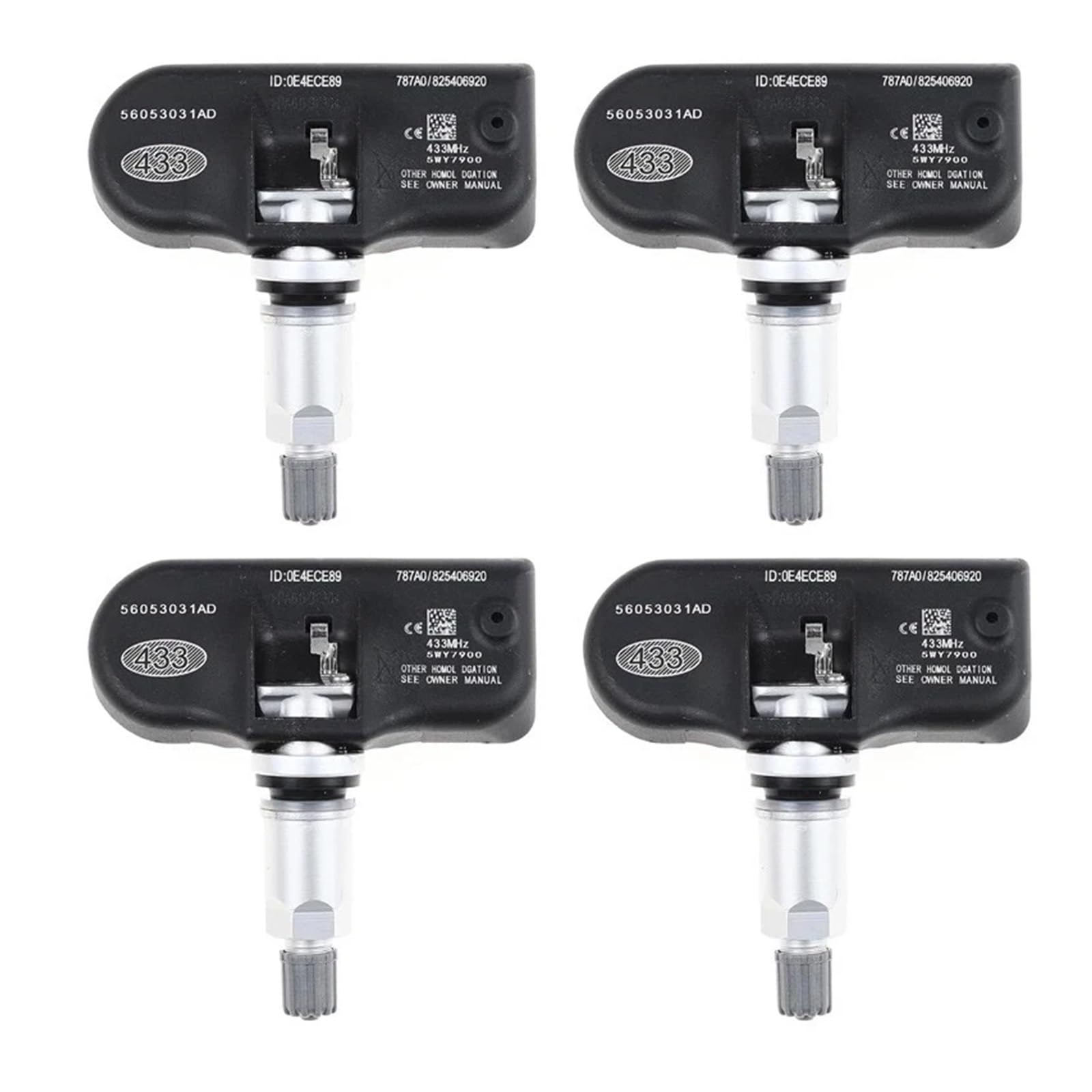 Sensores de Presión para Dodge para Avenger 2007-2014 TPMS Sensor De Monitor Presión Neumáticos 433MHZ 56053031AC 68078768AA