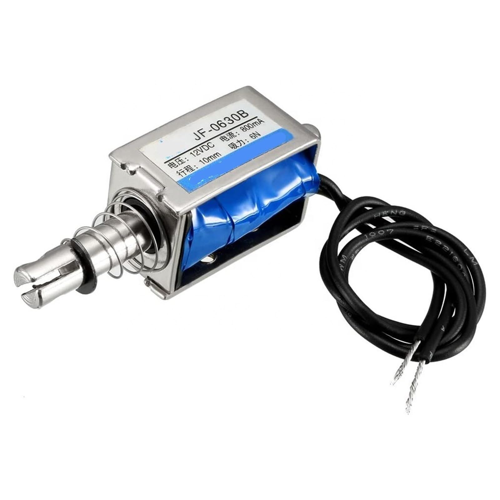 Solénoïde push pull 24V JF-0630B actionneur linéaire 6N pour mécanisme mécanique