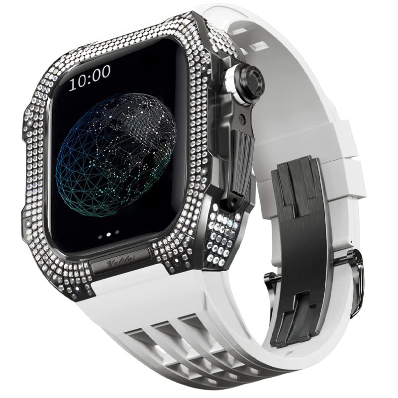 Bracelet montre Apple Watch étui titane blanc accessoire de rechange