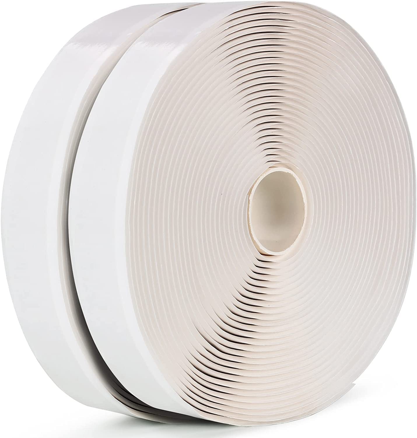 LLPT Cinta de Sellado de Butilo 2 Packs Blanca 25mm x 10m Impermeable | Cinta de Sellado para Reparación a Prueba de Fugas de EPDM RV Ventana Vidrio Sellado de Barco Techo Tubería