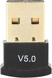 Adaptador USB Bluetooth 5.0 Receptor estéreo de áudio e música de baixa potência para TV, computador, laptop