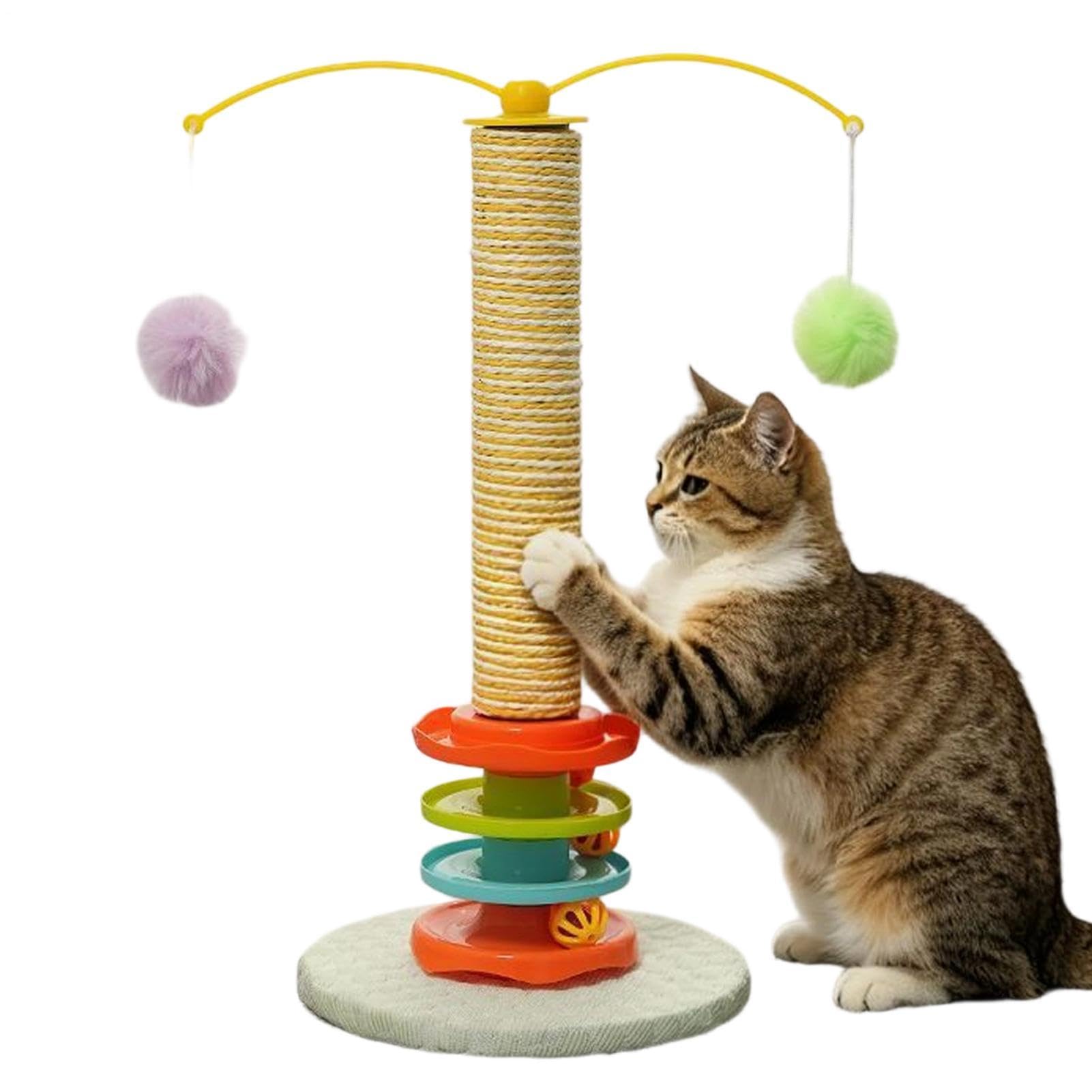 Poteaux à griffer pour Chat Auto-brosseur interactif surélevé