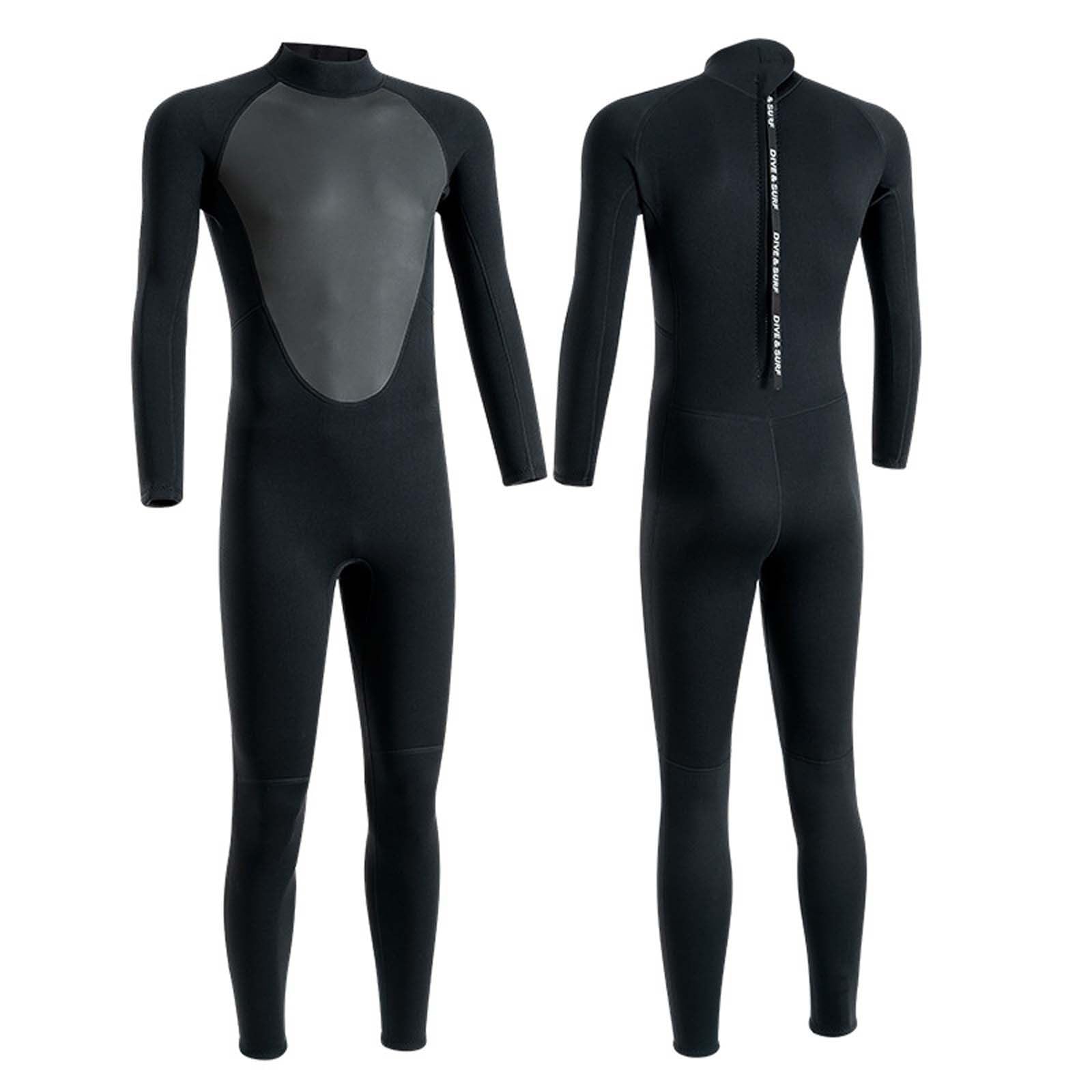 Generisch Traje de neopreno para hombre, 3 mm, para invierno, natación, snorkel, protección solar, traje de surf, para todo el año, buceo, deportes acuáticos