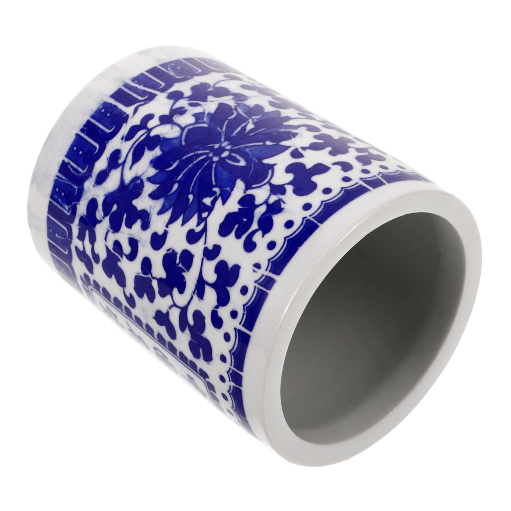 NUOBESTY 2 Pezzi Portapenne Da Tavolo in Ceramica Per Cancelleria Portapenne Per Calligrafia Da Trucco Contenitore Multifunzionale Per Ufficio