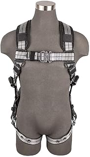 SafeWaze 020-1228 PRO+ Slate Full Body Harness: Alu 1D, Alu QC Chest, TB Legs (XS)