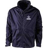 Men's Navy New England Patriots Sportsman Waterproof Packable Full-Zip Jacket