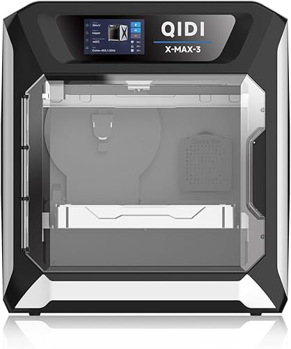 Impresora 3D QIDI MAX3, impresoras 3D de gran tamaño de alta velocidad, impresión rápida de 23.622 ins, nivelación totalmente automática, calor de