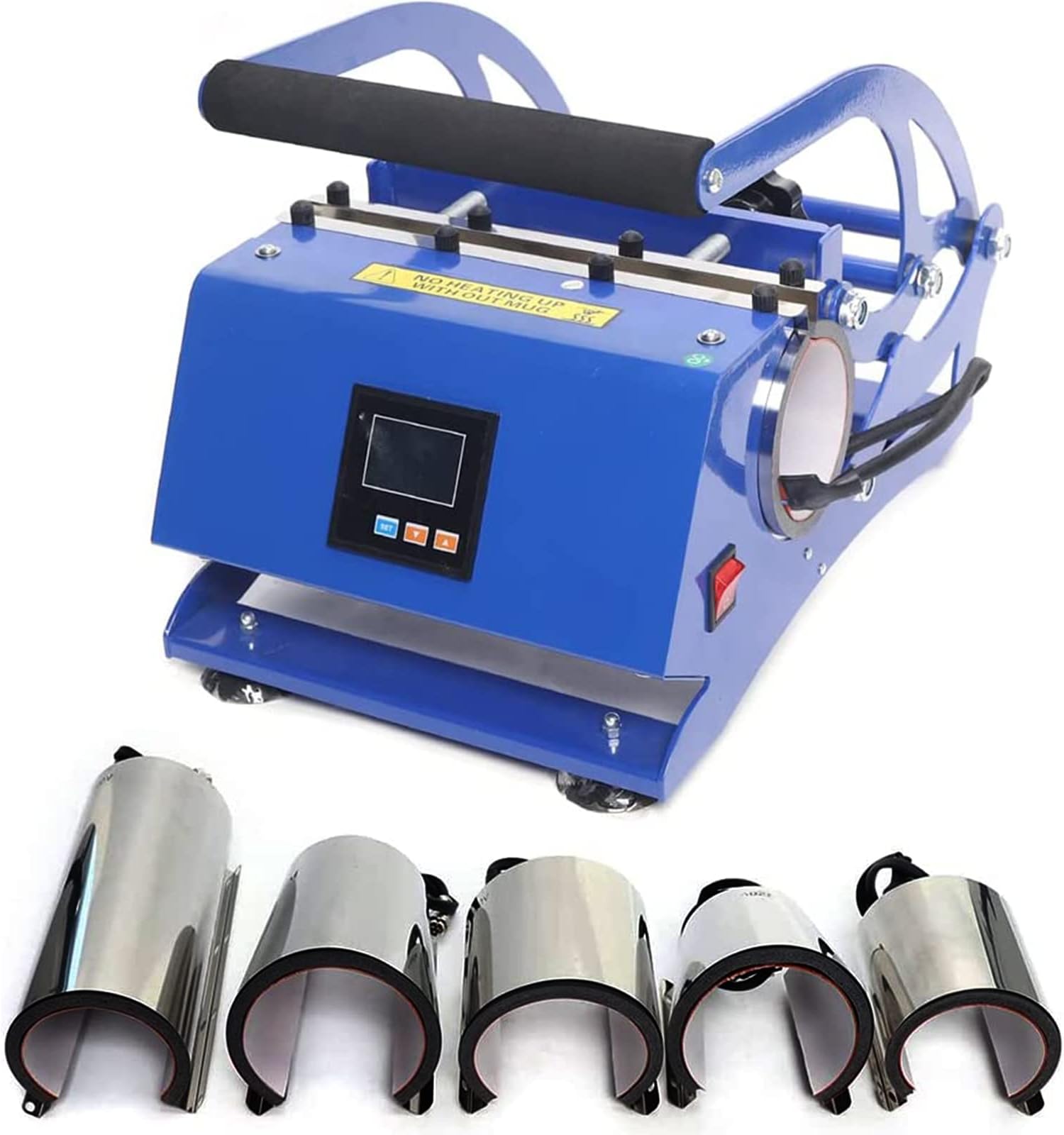 Heat Press Machine for Sublimation - 6 in 1 Cup Press for DIY Mug Printing - Compatible with Various Sizes - Ideal for Coffee Cups and Tumblers