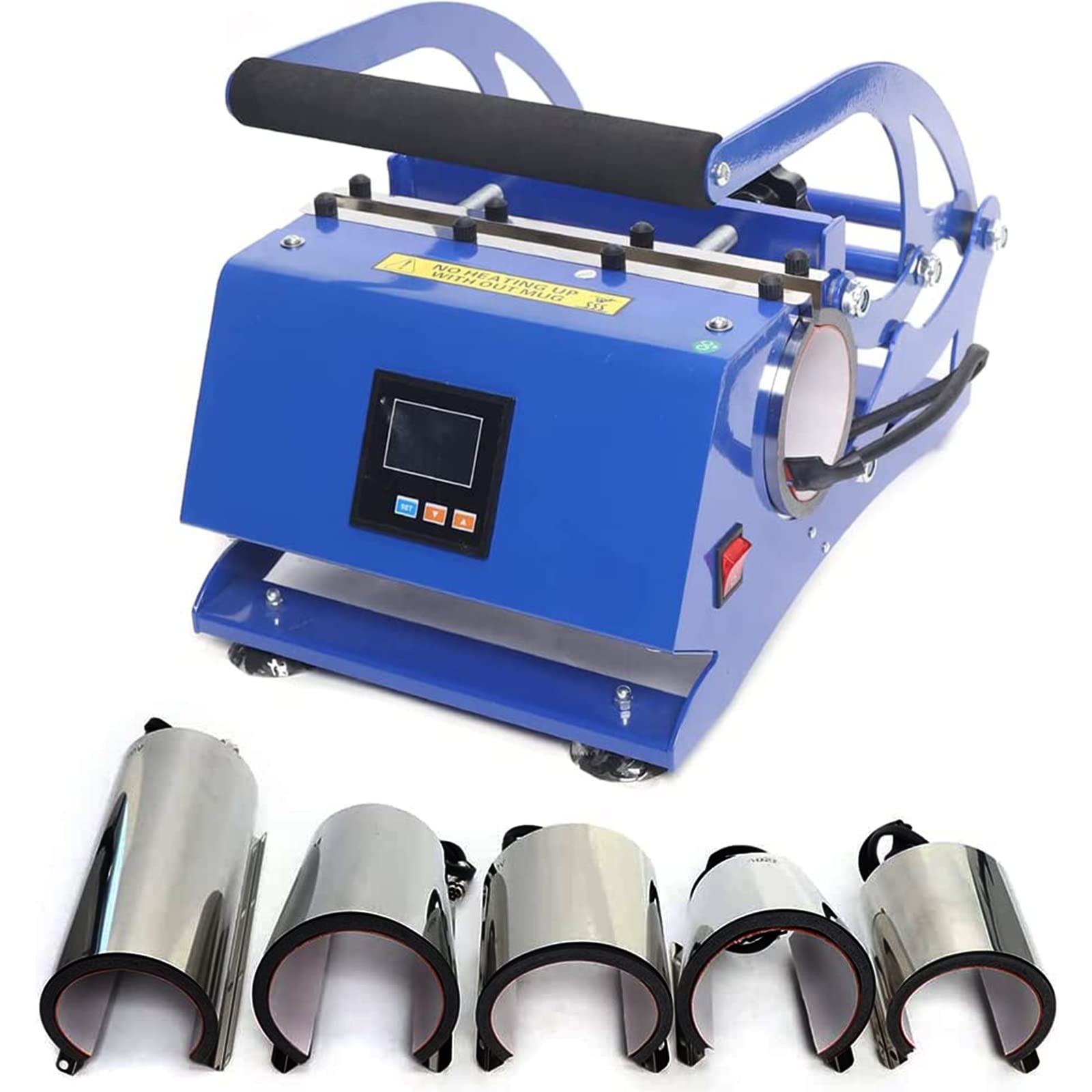 Heat Press Machine for Sublimation - 6 in 1 Cup Press for DIY Mug Printing - Compatible with Various Sizes - Ideal for Coffee Cups and Tumblers