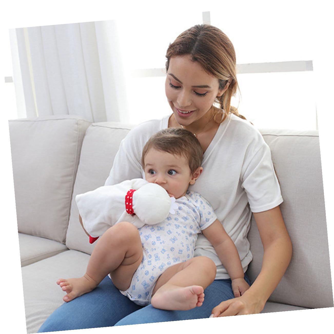 TOYANDONA Títere De Mano De Pato para Niño Niña Juguete Interactivo Educativo para Padres Hijos Muñeco De Peluche para Cuentacuentos y Creativos para Niño Niña De Años