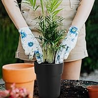 Vista 44 de Maceta con compartimento oculto seguro y secreto, ocultador de llaves secretas, oculta una caja fuerte secreta para llaves (negro 2)