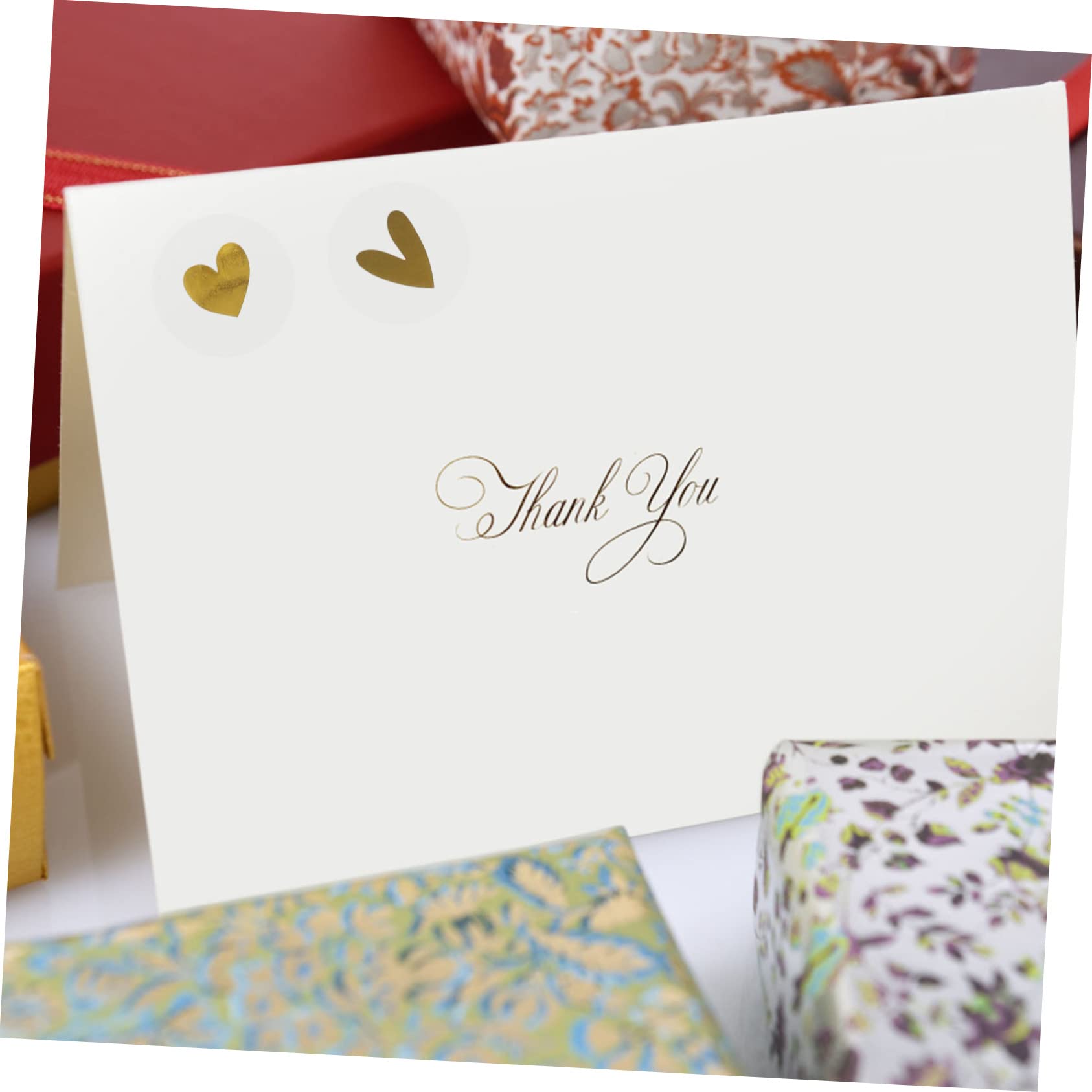 DOITOOL 5000 Pezzi Adesivi Trasparenti Etichette Regalo per Buste e Confezioni Adesivi Decorativi per Matrimonio Compleanno e Festa