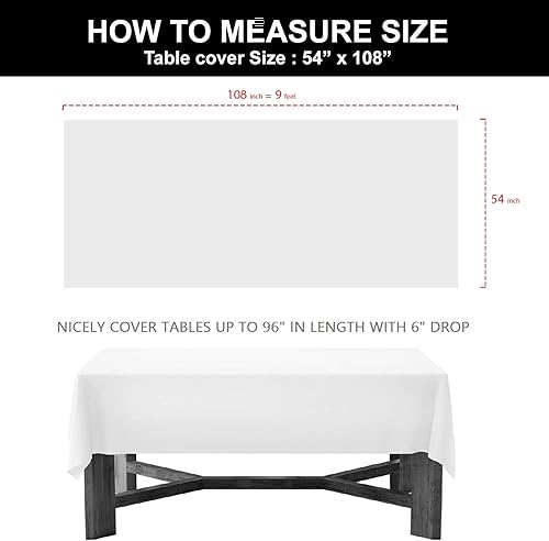 Miniatura 3 de Party Essentials - Mantel rectangular de plástico resistente disponible en 24 colores