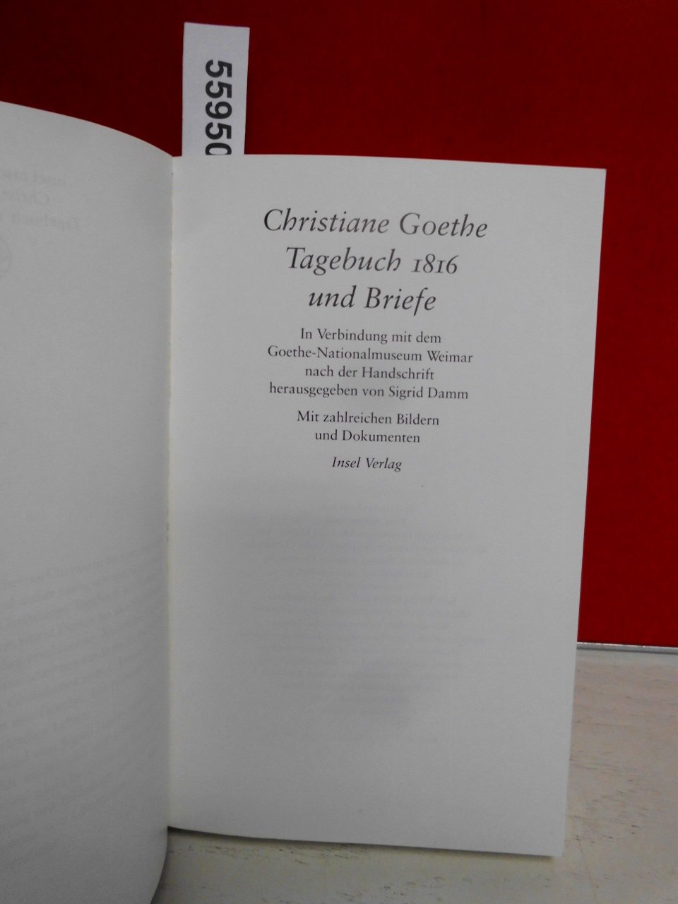 Tagebuch 1816 und Briefe