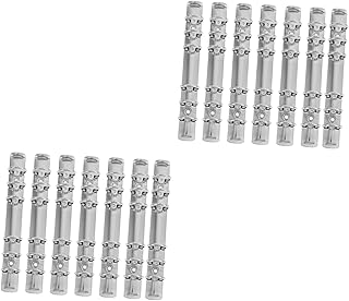 VILLCASE 14 Peças Pasta De Fichário Espinhos Pentes Folhas Soltas Substituição Espinhos Bobina De Ligação Espiral Anéis De Plástico Folha Solta Notebook Mecanismo Decorar B5 Metal Aço