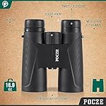 Binoculars for Adults, Waterproof and Durable Binoculars with Protective Rubber Armor, Lightweight Binocular - Image 2