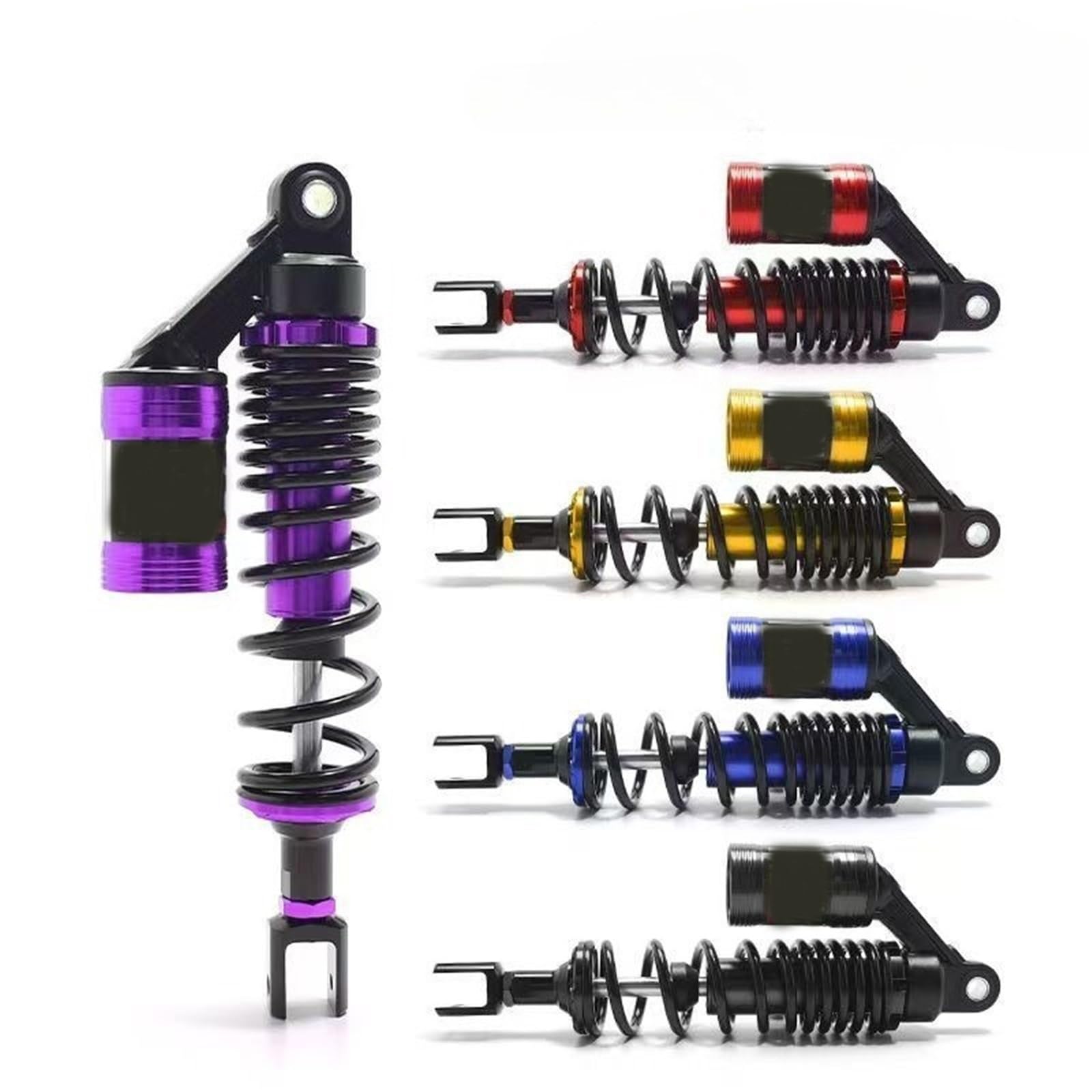 Accessori assorbitori Parte Del Motociclo Per Honda Per Yamaha RSZ GY6 BWS Universale 20mm Forcella 320mm 12.5 "Moto Sospensione Posteriore Ammortizzatore(Red)