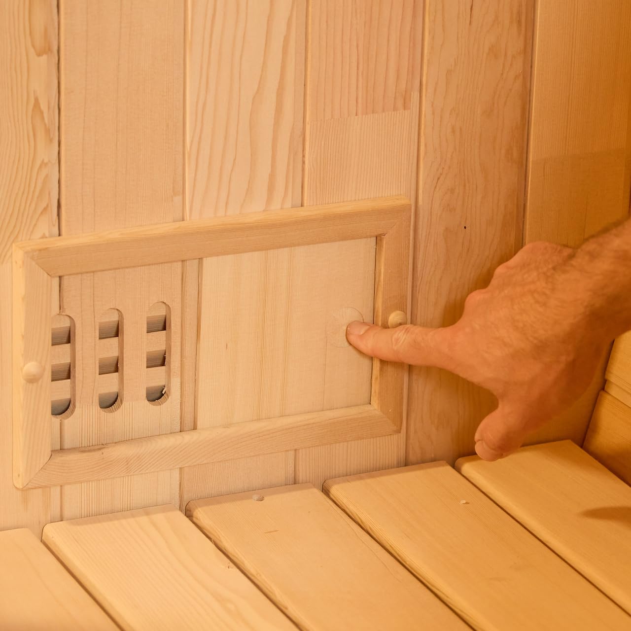 GLOBAL RELAX DHARANI S6 Sauna extérieur vapeur 6 personnes Radio USB Bluetooth