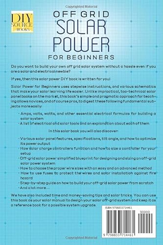 Off Grid Solar Power For Beginners: A Diy Guide To Solar Energy, Designing, And Installing Off Grid Solar Systems For Rvs, Camper Vans, Boats, Cabins, And Tiny Homes #TOP1