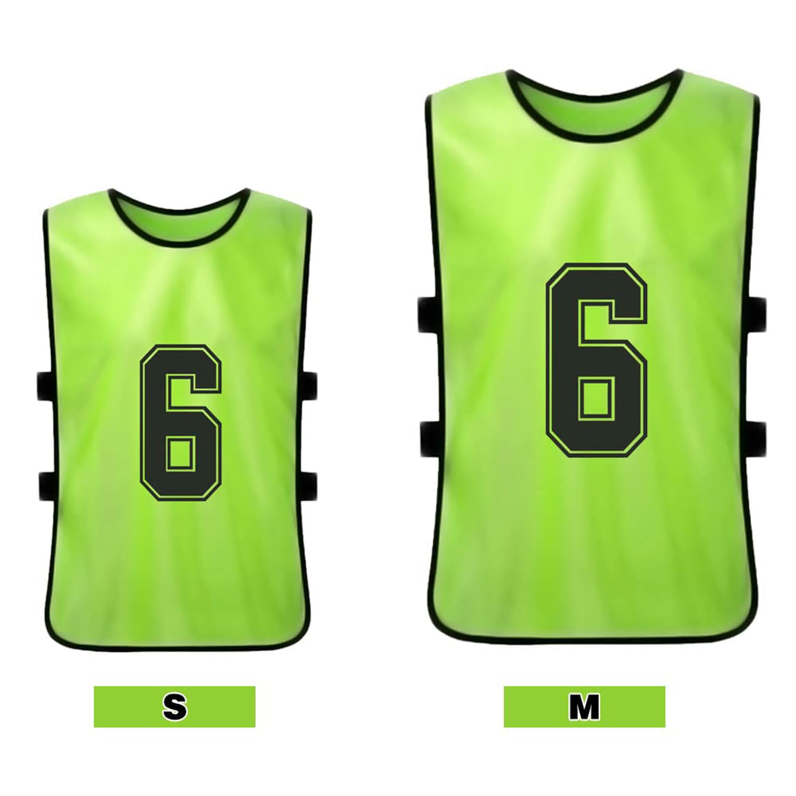 12 pezzi Gilet da Allenamento Calcio,Pettorine da Allenamento Per ragazzi e ragazze per allenamento a squadre,Scrimmage Formazione Gilet Riutilizzabile Pettorine per squadre di calcio e basket