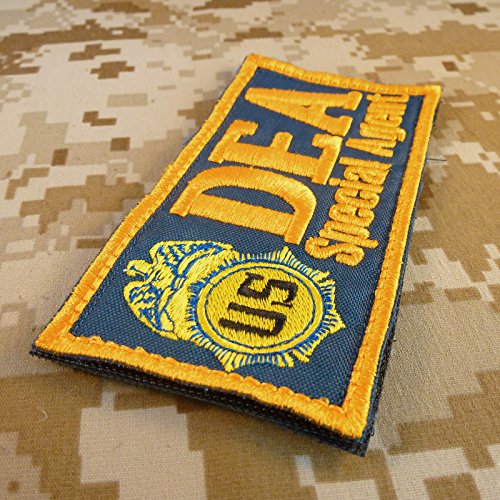 US DEA Special Agent Federal Touch Fastener Patch Drug Enforcement Marshal Dept Justice