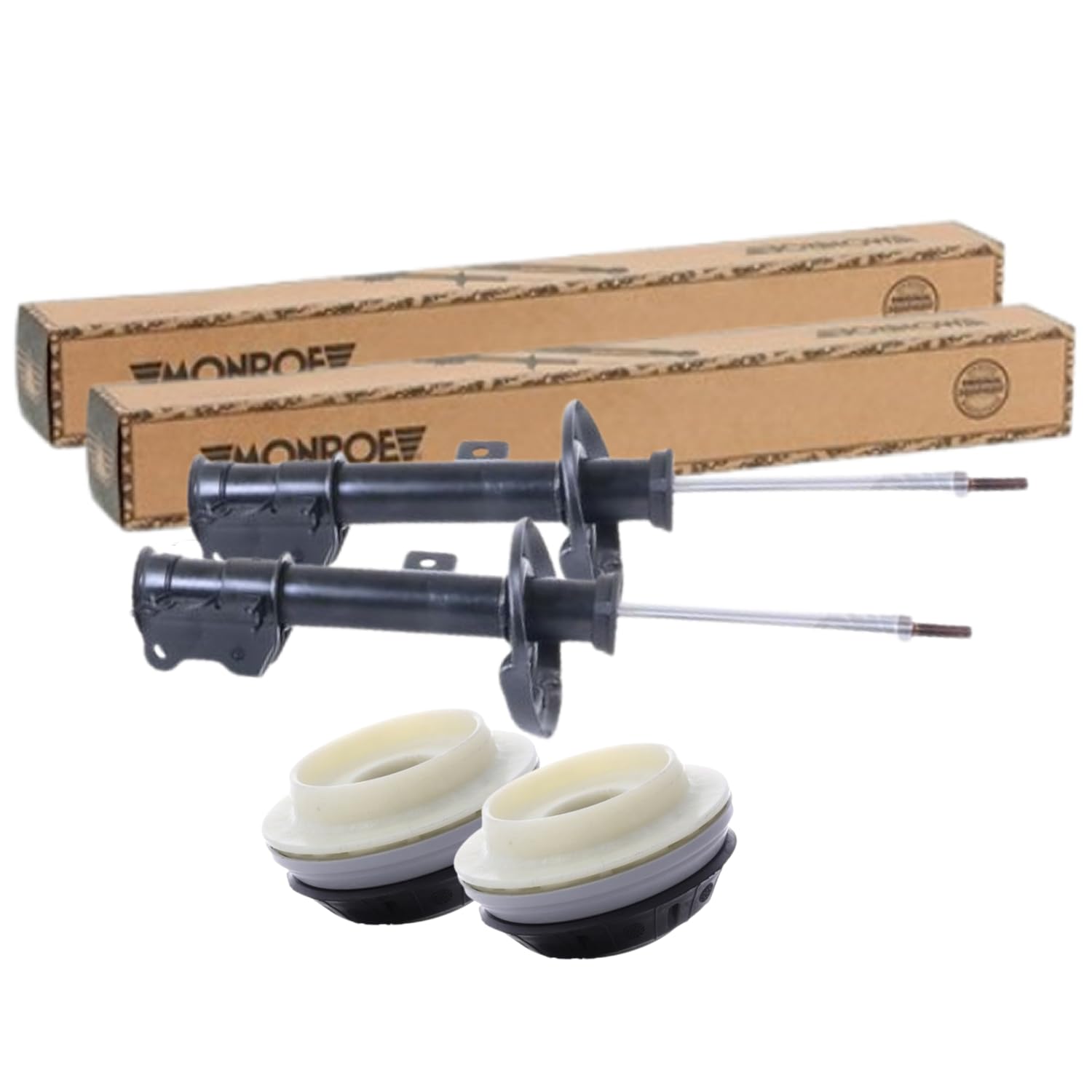 KIT COPPIA AMMORTIZZATORI SOSPENSIONI ASSALE ANTERIORE E SUPPORTI PER YPSILON 1.2 (69 CV / 51 kW)