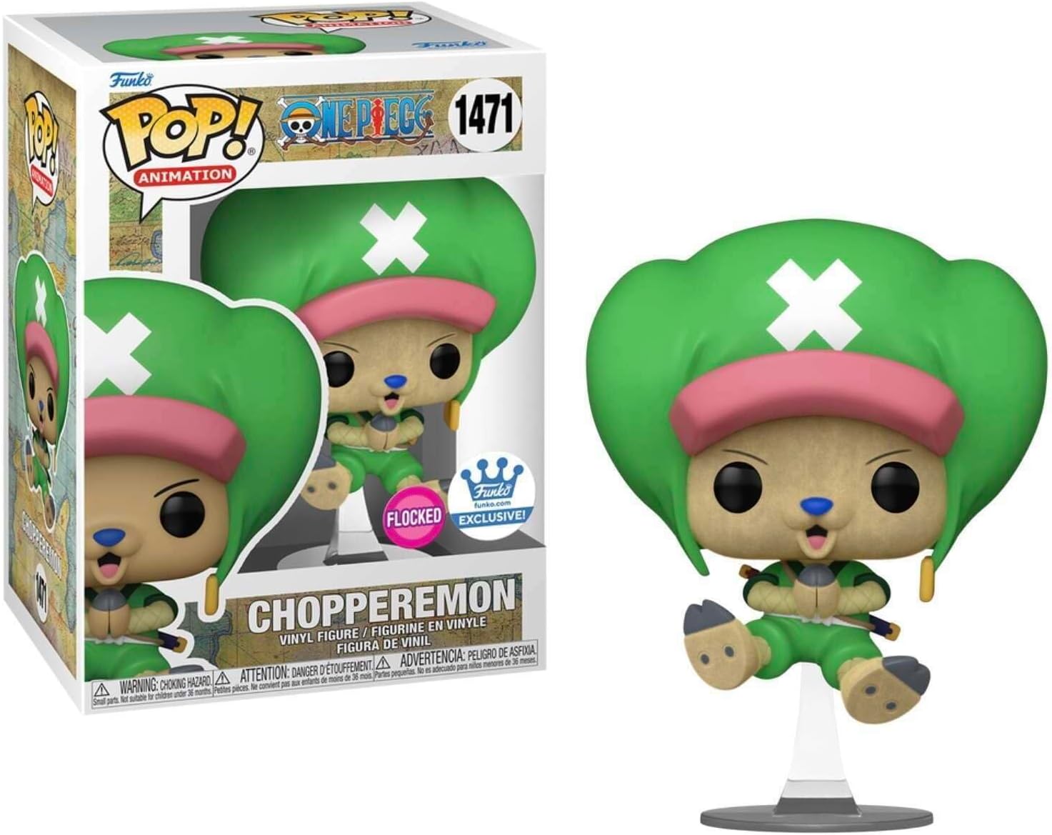 Funko Pop! Animation: One Piece - Chopperemon in Wano Outfit *Flocked Shop Exclusive