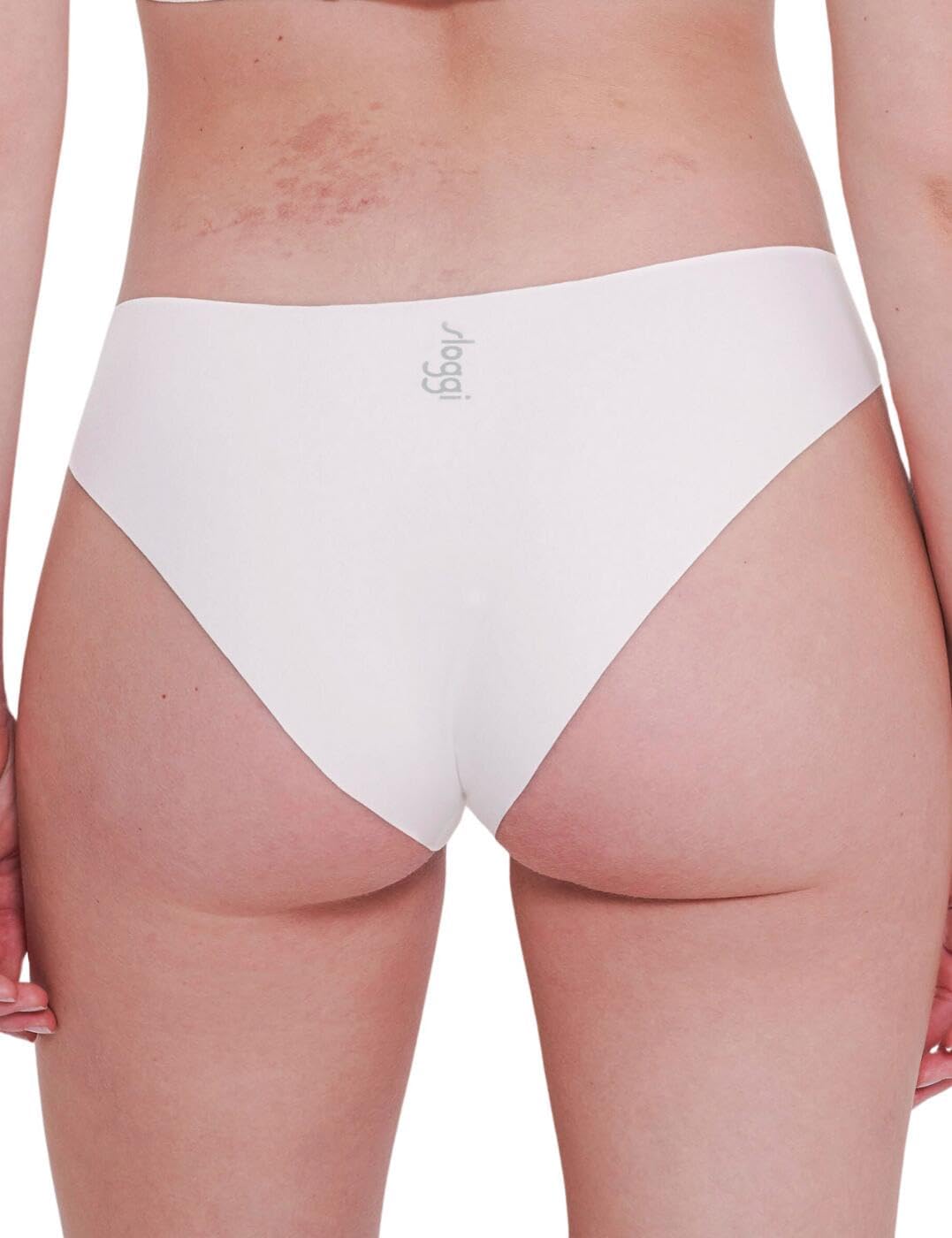 Sloggi Zero Feel High Leg Brief Mid Rise Knickers Seamless Underwear Lingerie