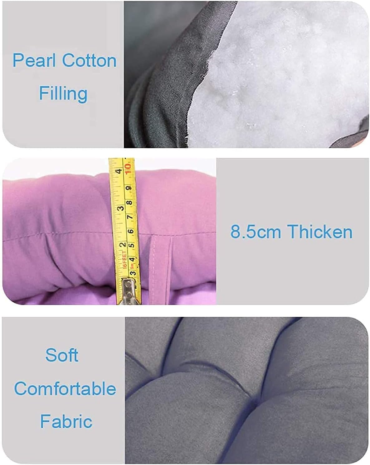 JATIBOSH Sun Loungers Set of 2 Recliner Chairs, Deck Chairs Folding Zero Gravity Lounge Chair Oversize XL, Garden Outdoor Patio Sun Loungers,Max 260KG with Head Pillow.