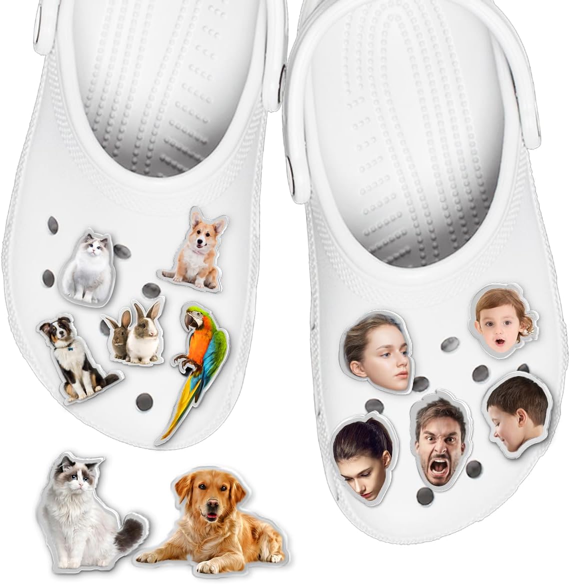 Custom Photo Croc Shoe Charms DIY Photo Croc Charms Personalised