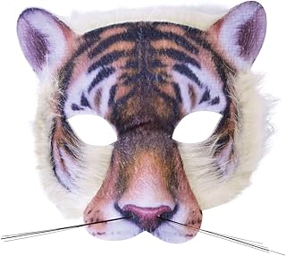 Rubies Unisex Animal Face Mask, Tiger, One Size