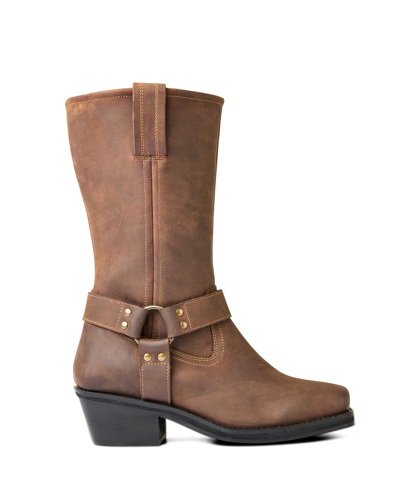 Joe Browns Women's Tan Leather Riding Boots Mid Calf
