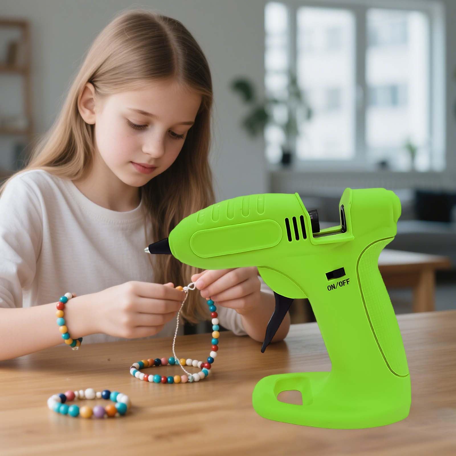 Macchina Per Colla A Caldo Forniture Artigianato Ricaricabili USB | Penna per Colla a Caldo con Batteria da 2600mAh Per Creazioni Artistiche Scrapbook Scuola Casa Ufficio Aula