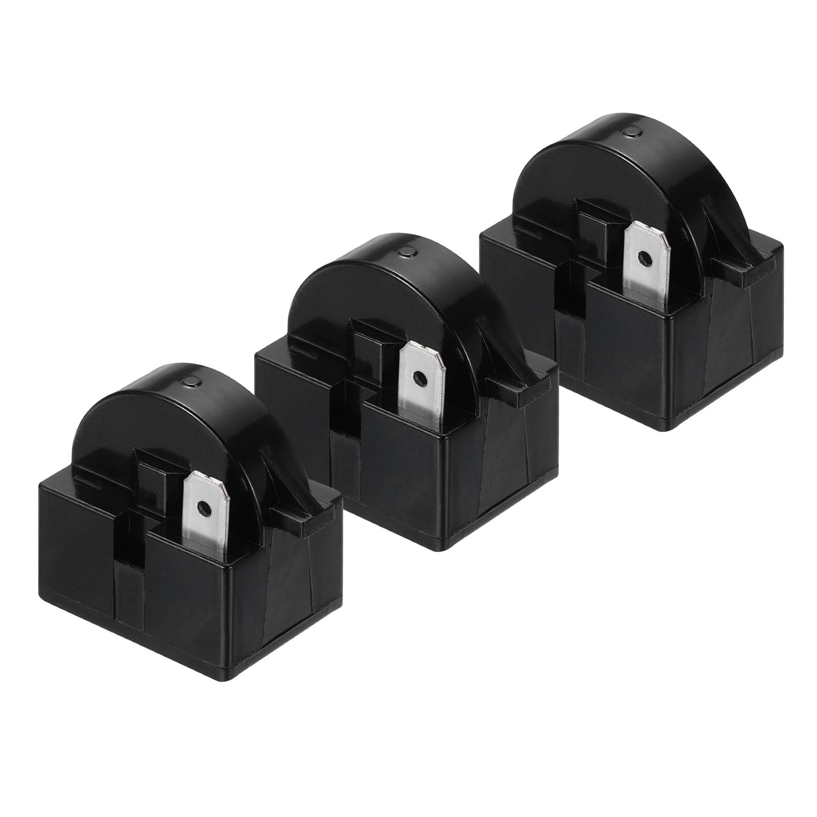 Muiltvoe 3pcs PTC Refrigerator Starter Relay, 15 Ohm 2 Pin Fridge Compressor Start Relay