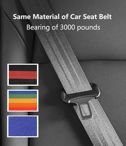 SANTREST Correia ajustável para bagagem de viagem com trava de combinação TSA, Vermelho e preto, 1 P